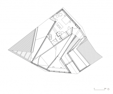 Dům Hadaway - Level 1 - foto: Patkau Architects