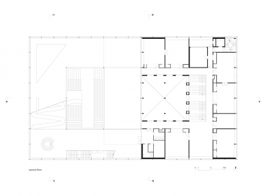 Melopee Multipurpose School Building - Půdorys 2.np - foto: XDGA