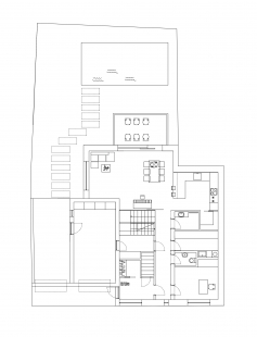 Row house on the hill - Floor plan 1st floor