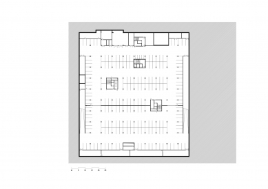 HHQ Regionální centrála ČSOB - Půdorys 2.pp - foto: Projektil architekti