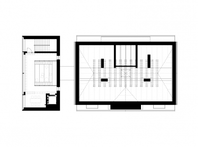 Library in Liberec - Floor plan 3rd floor - foto: atakarchitekti