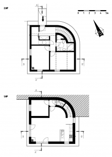 Rodinný dům Pulec III - Půdorysy - foto: studio New Work