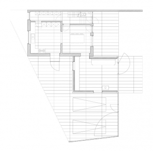 Dům H v Belgii - Půdorys - foto: architecten De Vylder Vinck Taillieu