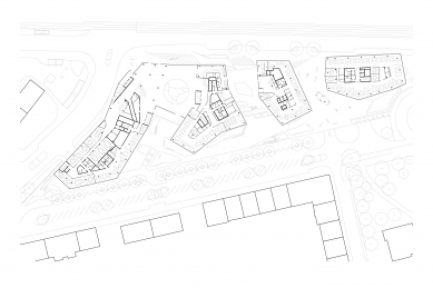 Bořislavka Center - Floor plan 1st floor