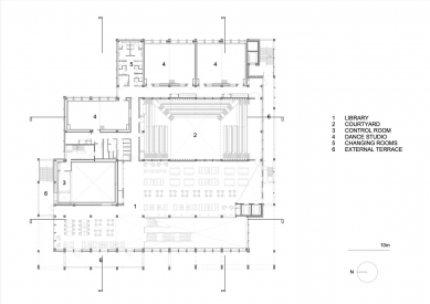 Kingston University Town House - Level 1 - foto: Grafton Architects