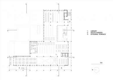 Kingston University Town House - Level 4 - foto: Grafton Architects