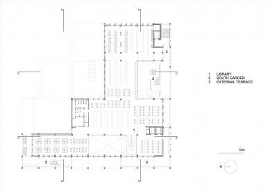 Kingston University Town House - Level 4 - foto: Grafton Architects