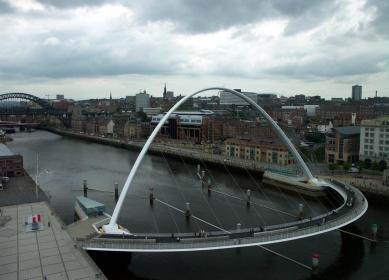 Gateshead Millenium Bridge - foto: Petr Hampl