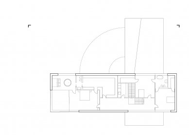Kvadrantový dům - Půdorys patra - foto: KWK Promes