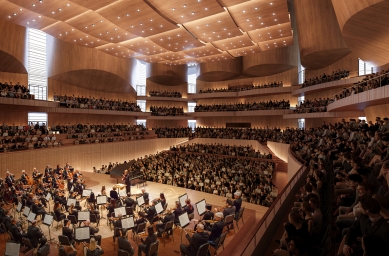 Vltava Philharmonic Hall - competition entry - foto: Hansinok