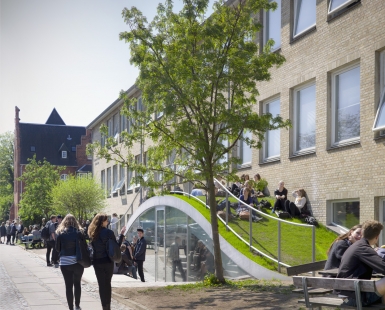 Gammel Hellerup Gymnasium - foto: Jens Lindhe