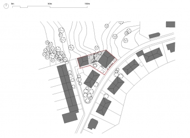 Bytový dům Panna a Baba - Situace - foto: m4 architekti