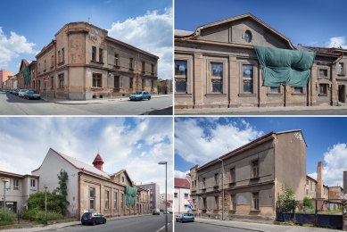 Bytový dům Svornost - Fotografie původního stavu - foto: Petr Jehlík, 2016, Plzeňský architektonický manuál (PAM)