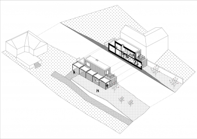 House LM - Axonometrie - foto: GRAU