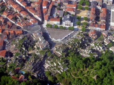 Město hvězd v Givors - Letecký snímek