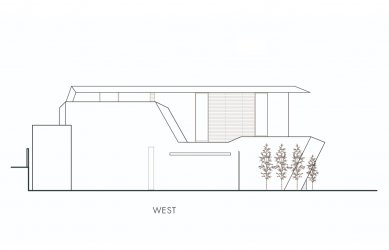 Dům HO - Západní pohled - foto: Kubota Architect Atelier