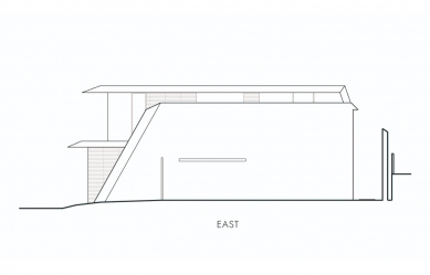 Dům HO - Východní pohled - foto: Kubota Architect Atelier