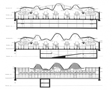 Mercat de Santa Caterina - Řezy - foto: © EMBT Arquitects Associats