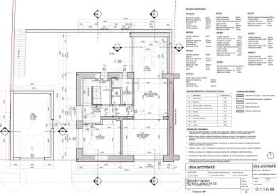 House conected with greenery - Ground floor plan - foto: Iveta Lengerova architekti