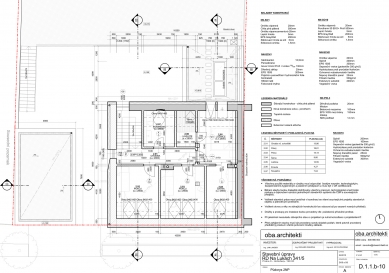 Dům propojený se zelení - Půdorys podkroví - foto: Iveta Lengerova architekti