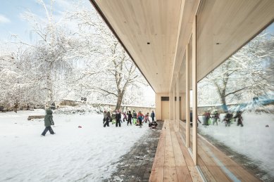 Přístavba jídelny ke škole ve Vyžlovce - foto: Peter Fabo