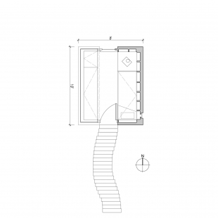 Ateliér s útulkem - foto: Cutler Anderson Architects