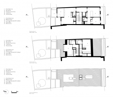 São Lázaro Apartments - Půdorysy - foto: Floret Arquitectura