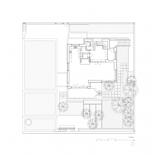 Reconstruction and extension of a 1933 villa - Půdorys 1.np - foto: studioPAB