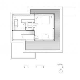 Reconstruction and extension of a 1933 villa - Půdorys 3.np - foto: studioPAB