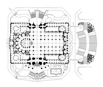 La Sagrada Família - Půdorys