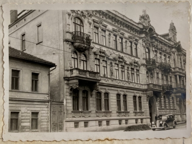 Adaptace bytu pro manžele Herdanovy - Pohled na dvojdům Hlinky 46 a 46a v roce 1941 - foto: Zdroj Moravský zemský archiv fond B 392 Vystěhovalecký fond, úřadovna Brno 1939-1945, karton 10, inv.č. 216