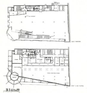 Obchodní dům Solpol I ve Vratislavi - Půdorysy