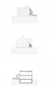 Livingdesign - obchod s nábytkem - Pohledy a řez - foto: WE-S Architecten