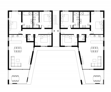 Apartmánový dům Coco Bay, Kostarika - Půdorys 2NP