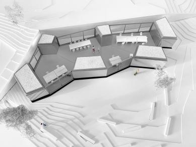 Vývojové centrum modularity - Fotografie modelu - foto: CHYBIK + KRISTOF