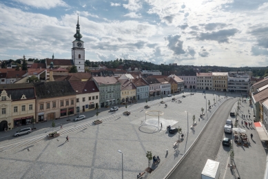 Rekonstrukce Karlova náměstí v Třebíči - foto: Bořivoj Čapák