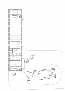 The Mašín Farm - A Memorial to the Three Eras of Czech resistence - Půdorys přízemí - foto: IXA