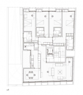 Apartments on Rua da Senhora da Luz - Level 1 - foto: Souto Moura - Arquitectos, S.A.