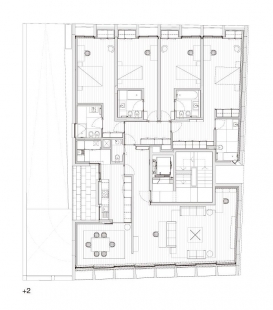 Bytový dům na Rua da Senhora da Luz - Level 2 - foto: Souto Moura - Arquitectos, S.A.