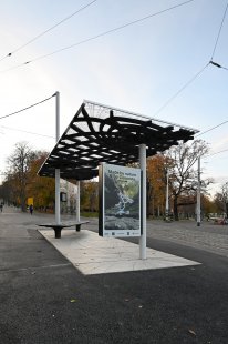 Tramvajová zastávka - foto: Petr Šmídek, 2022