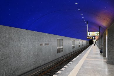 Zastávka metra Museumsinsel - foto: Petr Šmídek, 2022