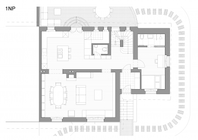 Under Vršek - Floor plan 1st floor