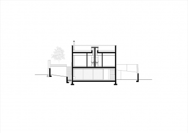 Rodinný dům v Santa Marinha - Řez - foto: Helder da Rocha Arquitectos