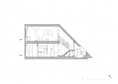 Půda v Kolonii Svoboda - Řez - foto: System Recovery Architects