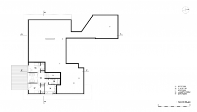 Dům 35.35 - Půdorys suterénu - foto: 77 Studio architektury