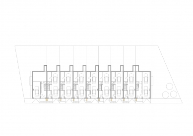 Řadové domy Ďáblice - Objekt 3 - přízemí - foto: FAM Architekti