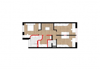 Interior of the family house Ke Káčatům - Floor plan - foto: studio AEIOU