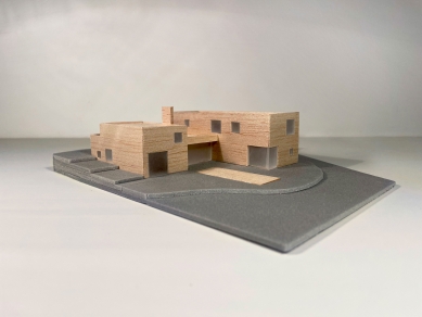 Brick House Zahorske Sady - Fotografie modelu - foto: ARCHITEKTI mikulaj & mikulajova