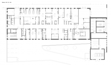 Pavilon Interny – Nemocnice Šternberk - Půdorys 1NP