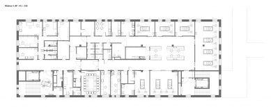 Pavilon Interny – Nemocnice Šternberk - Půdorys 4NP